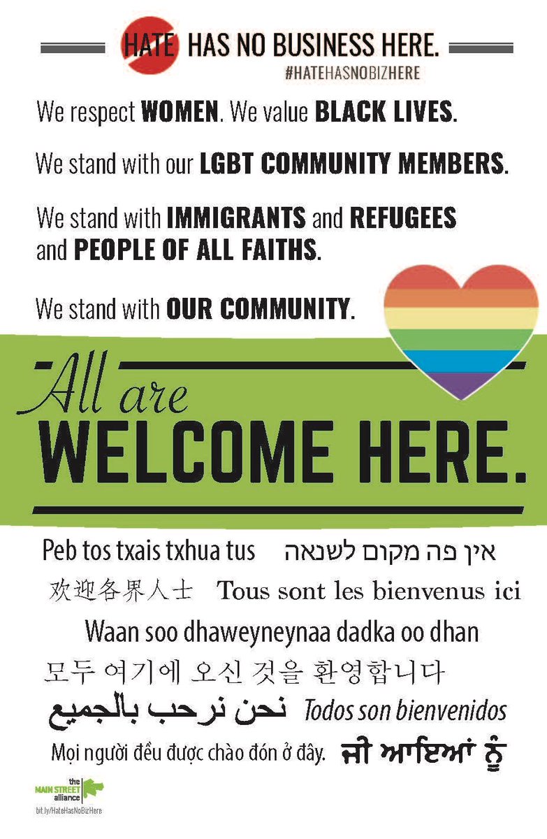 all are welcome here